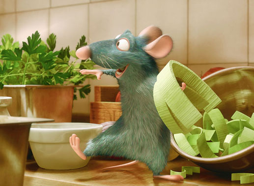 Rattenscharf gew&uuml;rzt: Ratte Remy werkt an den T&ouml;pfen! Bild: Sender