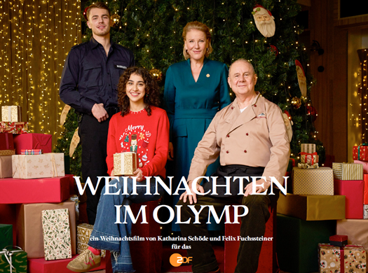 Weihnachten im Olymp. Bild: Sender
