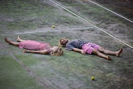 Perfect Match &ndash; Die Steffi & Andre Story: Lena Klenke (Steffi Graf), Toby Sebastian (Andre Agassi). Bild: Sender / Bravado Media / MarVista Entertainment / Umberto Poto