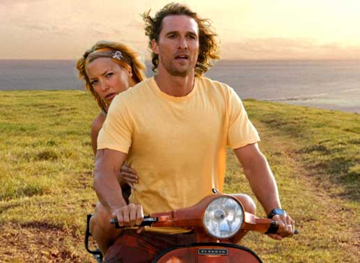 Benjamin (Matthew McConaughey, l.) und Tess (Kate Hudson, r.) begeben sich auf die Suche nach einem mysteri&ouml;sen Schatz, doch die Suche verl&auml;uft nicht ohne Probleme ... Bild: Sender / Warner Brothers