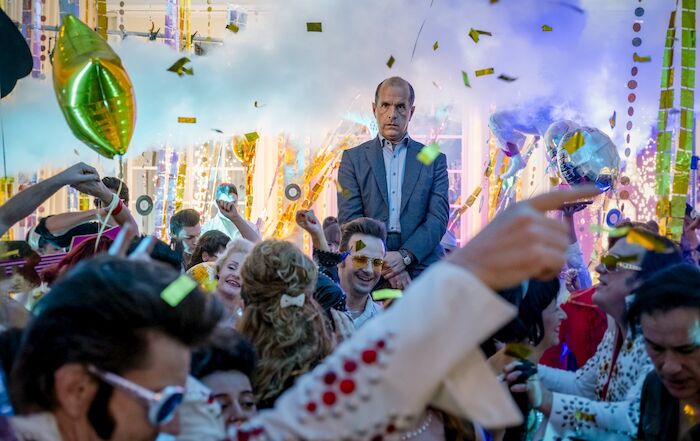 Ein Fest f&uuml;rs Leben:  Christoph Maria Herbst (Dieter Salzmann). Bild: Sender / Warner Bros. Pictures