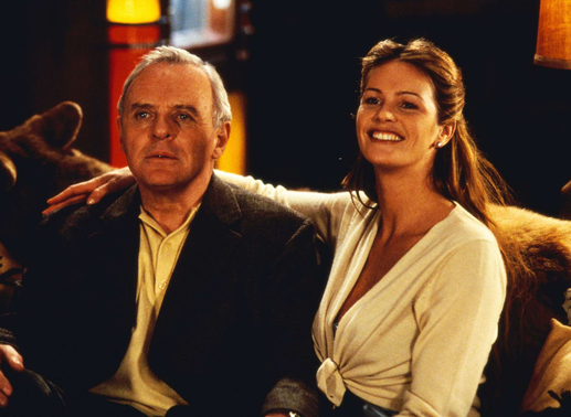 Supermodel Elle MacPherson begeistert nicht nur dem Multimillion&auml;r Charles Morse (Anthony Hopkins). Bild: Sender