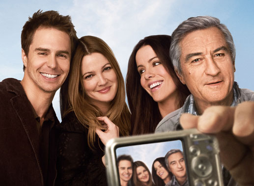 Sam Rockwell (Robert), Drew Barrymore (Rosie), Kate Beckinsale (Amy), Robert De Niro (Frank Goode). Bild: Sender/Disney