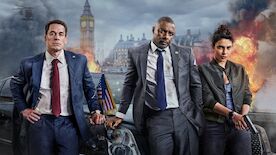 Heads of State: Will Derringer (John Cena), Sam Clarke (Idris Elba) und Noel Bisset (Priyanka Chopra Jonas) haben eine Mission: Sie wollen die Welt retten. Bild: Sender /  ZDF / Amazon Content Services LLC