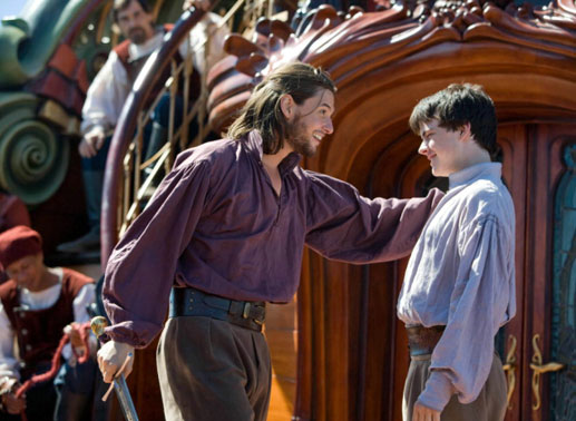 Die Chroniken von Narnia - Die Reise auf der Morgenr&ouml;te: Skandar Keynes und Ben Barnes. Bild: Foxfilm