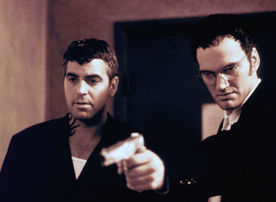 Seth Gecko (George Clooney, l.), Richard (Quentin Tarantino). Bild: VOX/Dimension Films/NL
