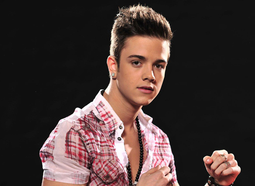 Luca H&auml;nni (li.) aus Uetendorf in der Schweiz. Bild: Sender