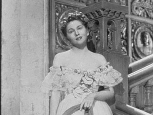 Die zweite Schlossherrin von Manderley: Joan Fontaine als Mrs. De Winter. Bild: Sender