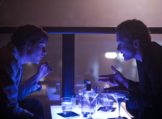 Aus den Studenten Mark (Jesse Eisenberg, l.) und Sean (Justin Timberlake, r.) werden erfolgreiche Unternehmer.
Bild: 2010 Sony Pictures Releasing GmbH