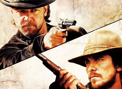 Russell Crowe (Ben Wade) und Christian Bale (Dan Evans). Bild: Sender