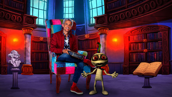 Thomas Brezina und Ramfetz. Bild: Sender / ORF / G&uuml;nther Pichlkostner