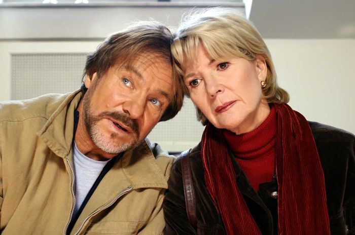 G&ouml;tz George (Vincent), Christiane H&ouml;rbiger (Victoria). Bild: Sender / Dor-Film / Petro Domenigg