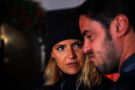 Patricia Aulitzky (Lisa Kuen), Dominik Raneburger (Alexander Y&uuml;s&uuml;f-Demir). Bild: Sender / ORF / ZDF / KGP / Heinz Laab