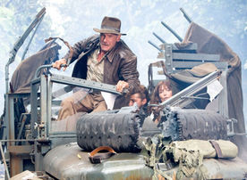 Indie (Harrison Ford) in Action. Bild: Sender