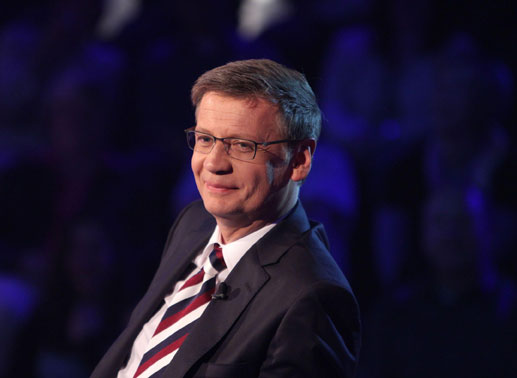 G&uuml;nter Jauch in "Wer wird Million&auml;r?". Bild: RTL