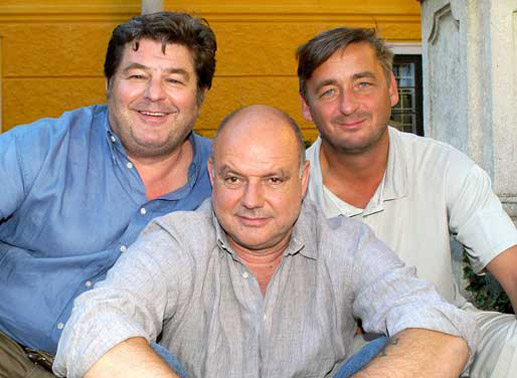 Halten die Stadlerschen Familienbande? Erwin Steinhauer, Wolfgang B&ouml;ck, Andreas Vitasek. Bild: Sender