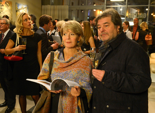 Erwin Steinhauer und Christiane H&ouml;rbiger. Bild: Sender