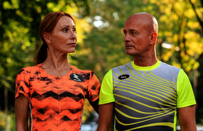 Bertram Dinkler (Christian Berkel), von Beruf Keksfabrikant und die alleinerziehende Mutter Stefanie Eckhoff (Andrea Sawatzki). Bild: Sender /  ARD Degeto / Stephan Rabold