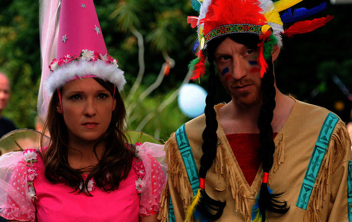 Carolin Kebekus und Maxim Mehmet. Bild: Sender