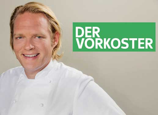 Sternekoch Björn Freitag ist der Vorkoster.Bild: Sender