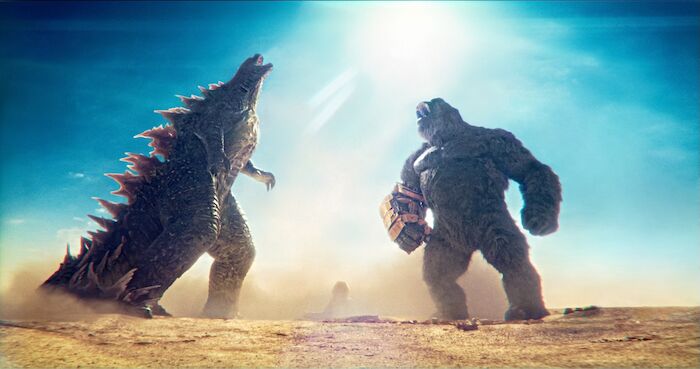 Godzilla x Kong: The New Empire: Godzilla und Kong. Bild: Sender / RTL / 2024 WBEI and Legendary GODZILLA TM & &copy; Toho Co., Ltd.