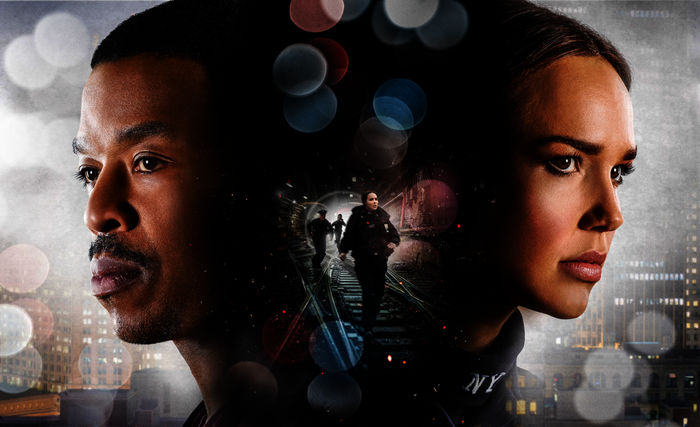 Lincoln Rhyme: Der Knochenj&auml;ger: Russell Hornsby (Lincoln Rhyme), Arielle Kebbel (Amelia Sachs). Bild: Sender / ORF / PRO7 / Sony Pictures / NBCUniversal Media