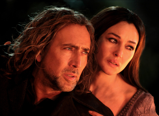 Nach &uuml;ber 1000 Jahren k&auml;mpfen Balthazar Blake (Nicolas Cage) und Veronica (Monica Bellucci) erneut gegen die Oberhexe Morgan Le Fay und eine ganze Reihe anderer b&ouml;ser Hexer und Magierfieslinge ... Bild: Sender