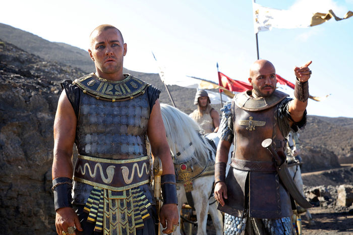 Joel Edgerton und Dar Salim in &bdquo;Exodus: Gods and Kings&ldquo;. Bild: Sender/ Twentieth Century Fox Film