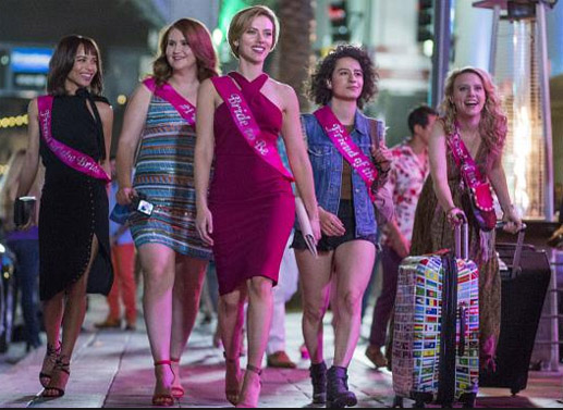 F&uuml;nf Frauen und eine Mission - den besten Junggesellinnen-Abschied der Welt feiern. Mit Scarlett Johansson, Kate McKinnon, Ilana Glazer, Jillian Bell, Zo&euml; Kravitz. Bild: Sky