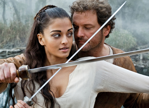 Immer wieder sitzt Aurelius (Colin Firth, r.) Verr&auml;tern in den eigenen Reihen auf. Kann er unter diesen Umst&auml;nden der byzantinischen Kriegerin Mira (Aishwarya Rai, l.) trauen? Bild: Sender
