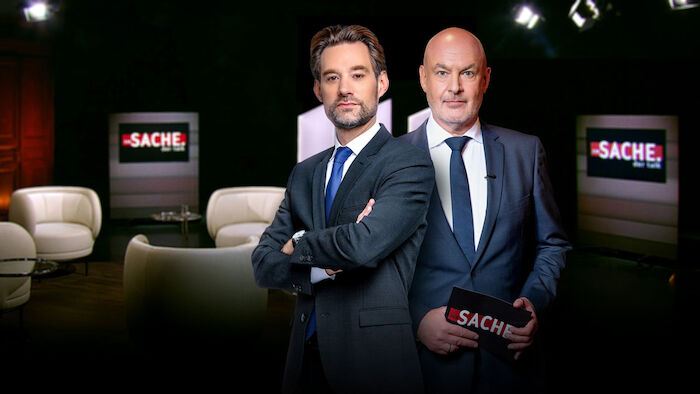 Reiner Reitsamer und Wolfgang Geier diskutieren mit G&auml;sten aktuelle Themen. Bild: ORF