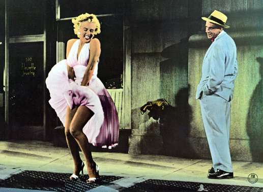 Marliyn Monroe und Tom Ewell. Bild: Sender