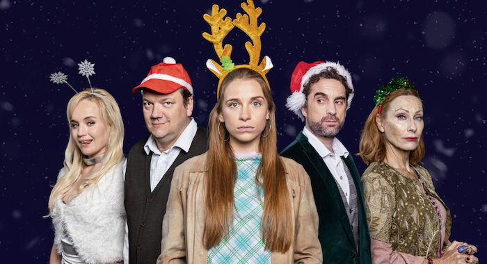 Das Fest der Liebe:  Jaqueline Hell (Luise von Finckh), Mario Meurer (Charly H&uuml;bner), Simone Streuble (Lena Klenke), Alexander Streuble (Oliver Wnuk) und Dorothee Streuble (Andrea Sawatzki). Bild: Sender / ARD Degeto / Gulliver Theis