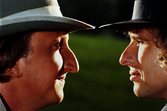 Die Supernasen. Mike Kr&uuml;ger, Thomas Gottschalk. Bild: Sender/ Lisa Film