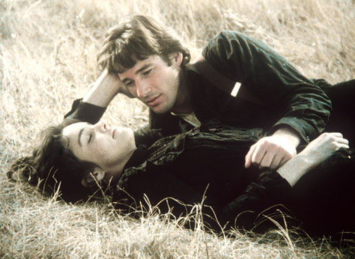 Abby (Brooke Adams) und Bill (Richard Gere) treffen sich heimlich hinter dem R&uuml;cken des Farmers. Bild: Sender