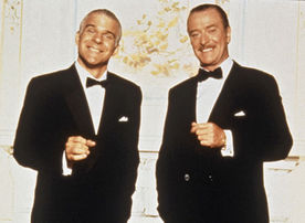 Der elegante Hochstapler Lawrence Jamieson (Michael Caine, re.) und der Schwindler Freddy Benson (Steve Martin). Bild: Sender