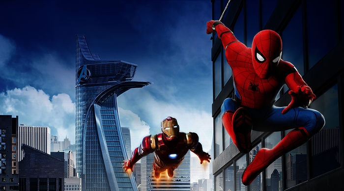 Spider-Man (Tom Holland,), Iron Man (Robert Downey Jr.). Bild: Sender / 2017 Columbia Pictures Industries, Inc. and LSC Film Corporation. All Rights Reserved. MARVEL and all related character names © & ™ 2019 MARVEL