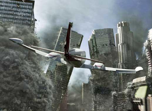 Bildgewalt &agrave; la Roland Emmerich. Bild: Sender