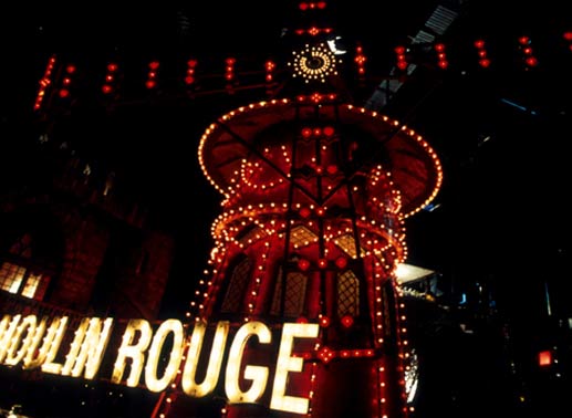 Tempel des Vergn&uuml;gens der Pariser 20er Jahre im 20. Jahrhundert: das Moulin Rouge. Bild: Sender