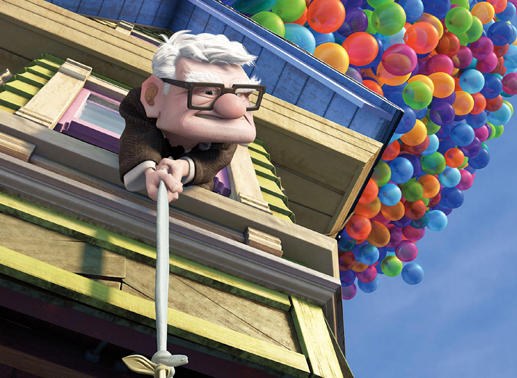 Carl hat alle H&auml;nde voll zu tun, um Russell zu retten ... Bild: Sender