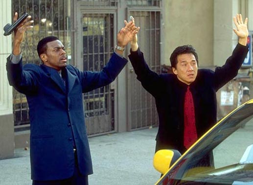 Bei dem Versuch von Det. James Carter (Chris Tucker, l.) seinen Kollegen Det. Inspector Lee (Jackie Chan) wieder einzufangen, kommt pl&ouml;tzlich alles anders als geplant. Bild: Sender