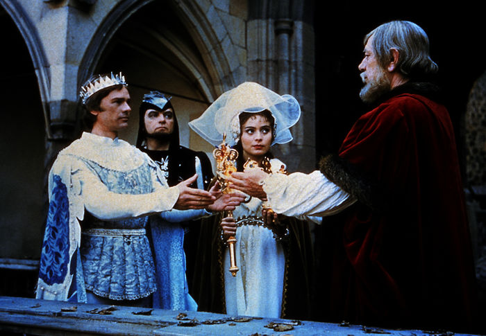 Karol Machata, Jozef Kroner, Luzena Kocurikova in &bdquo;Der Salzprinz&ldquo;. Bild: Sender/3sat