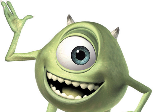 Immer einen lockeren Spruch auf den Lippen: Der kleine, ein&auml;ugige, gr&uuml;ne Mike Wazowski ist ein Charmeur wie er im Buche steht ... Bild: Sender / Buena Vista