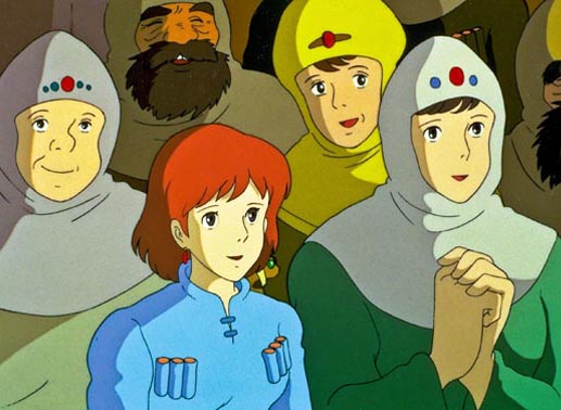 Die mesieten menschen versuchen, die neuen Herrscher zu vernichten. Nicht so Prinzessin Nausica&auml; vom Tal der Winde. Bild: Sender