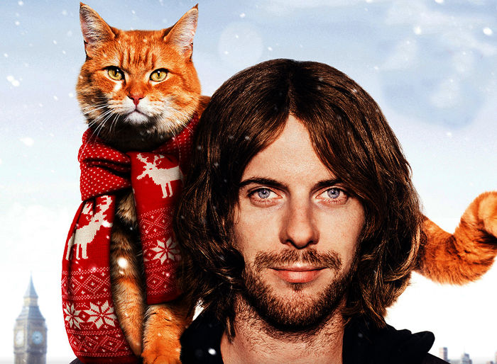 James (Luke Treadaway) und Bob sind unzertrennlich. Bild: Sender / ORF / Telem&uuml;nchen