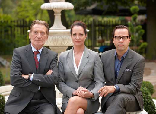 Matthias Habich (l.), Natalia Wörner (m.) und Jan Josef Liefers (r.). Bild: Sender